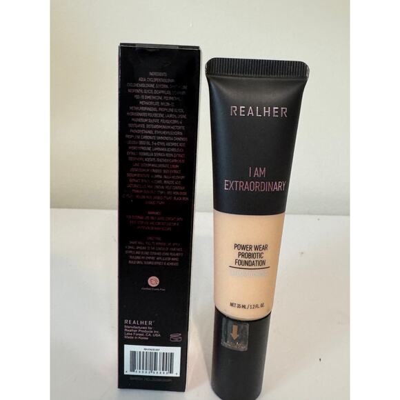 RealHer “I am extraordinary” power wear probiotic foundation - porcelain - Picture 1 of 2